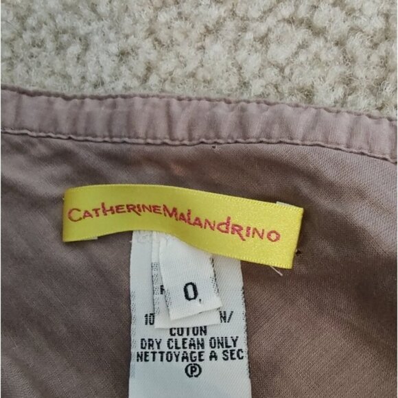 Catherine Malandrino textured neutral quilted pencil skirt 0 - Picture 3 of 8